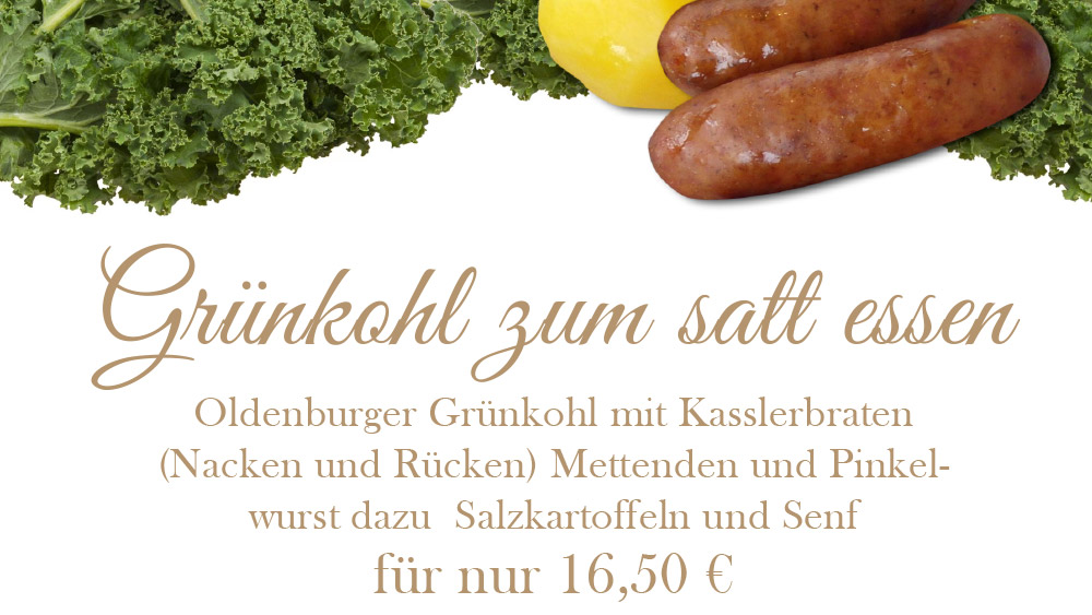 Grünkohl zum satt essen